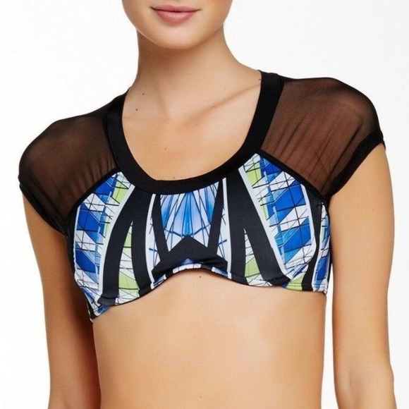 NEW‎ Beach Bunny Architecture Underwire Tankini Bikini Top [SZ XS ] - Picture 8 of 8